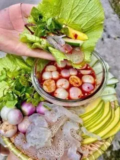 Hình ảnh Set Sứa Ngâm Mắm Nhĩ Cà Pháo NgOn