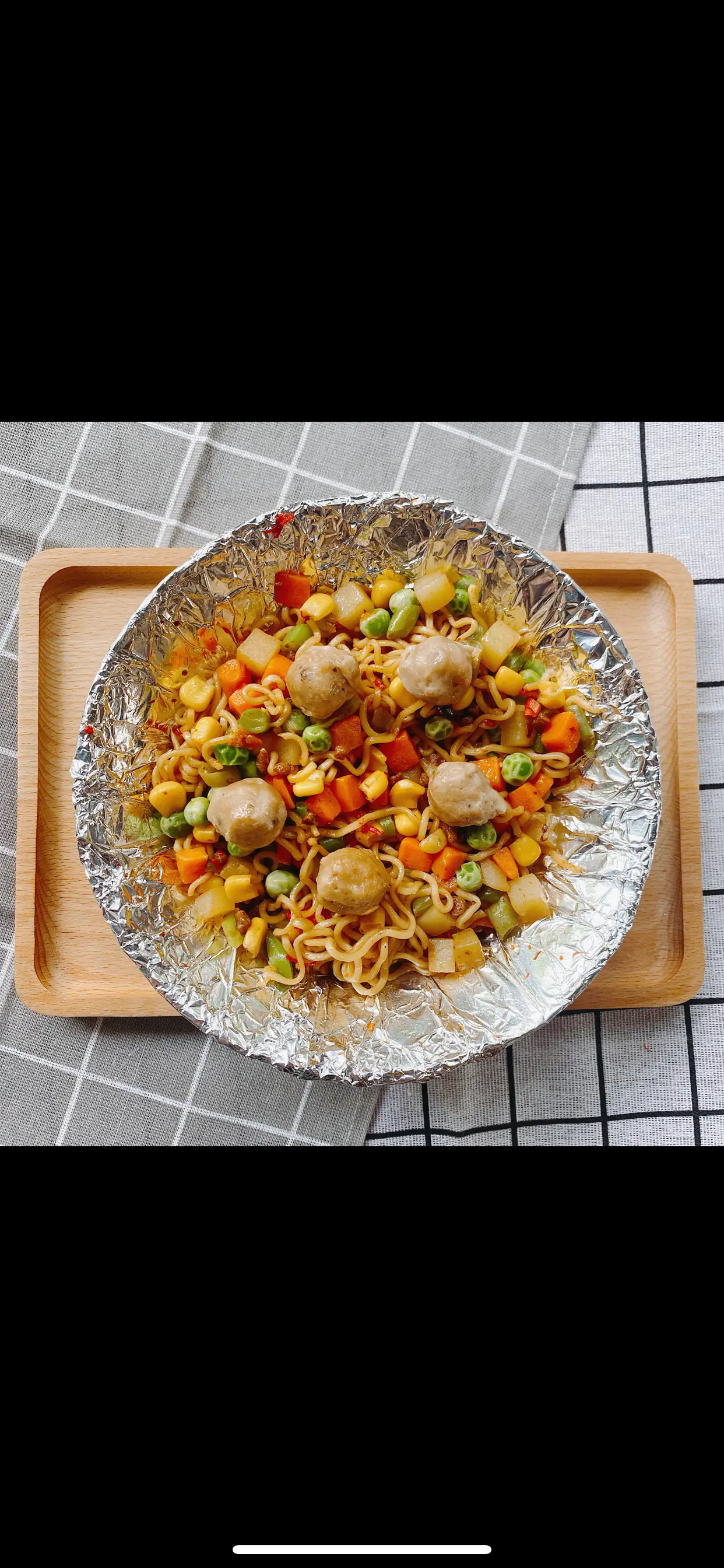 Hình ảnh Mì trộn bò viên