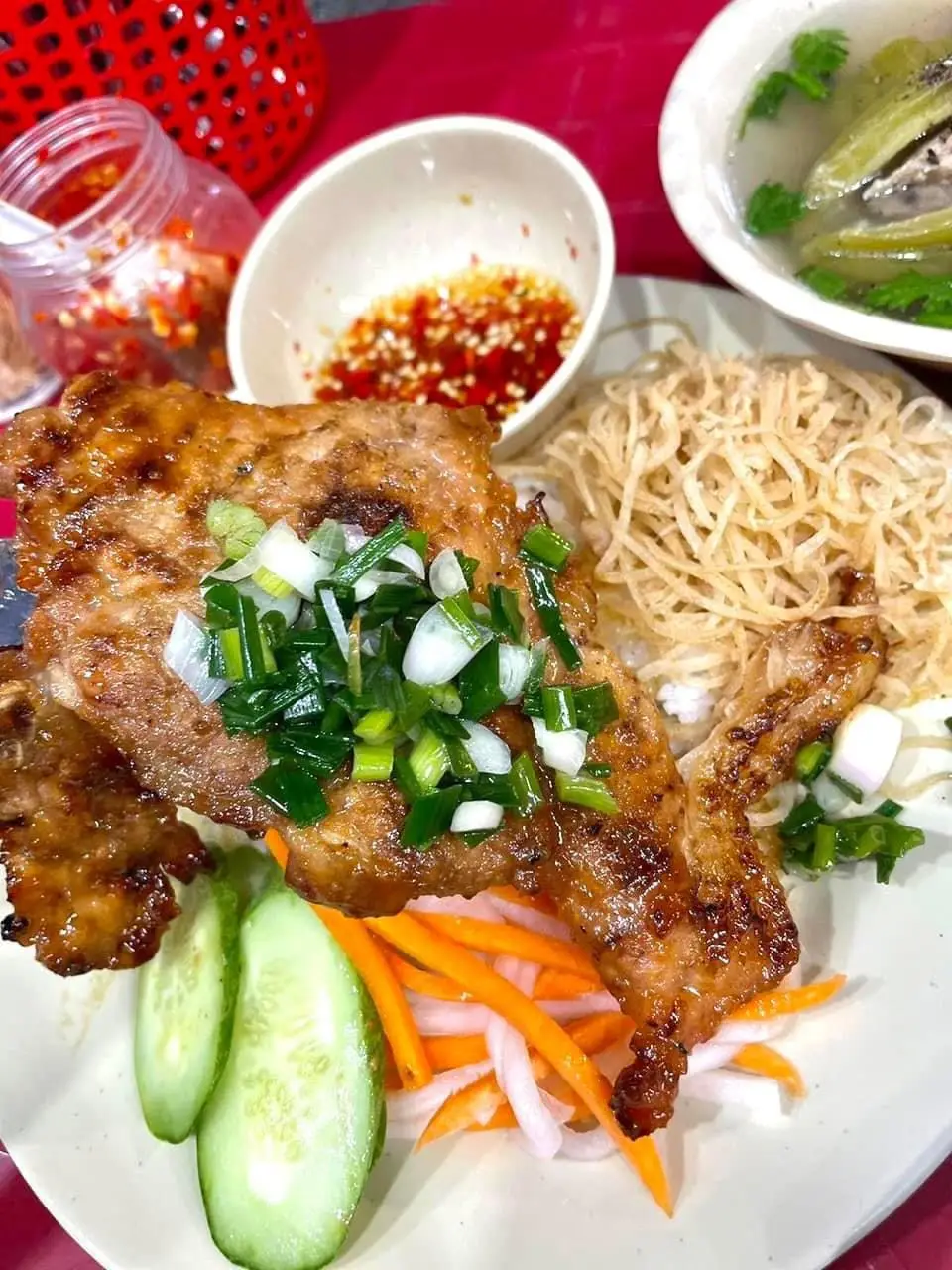 Hình ảnh sườn bì chả