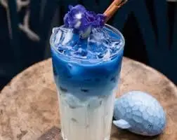 Hình ảnh  Trà sữa hoa đậu biết
