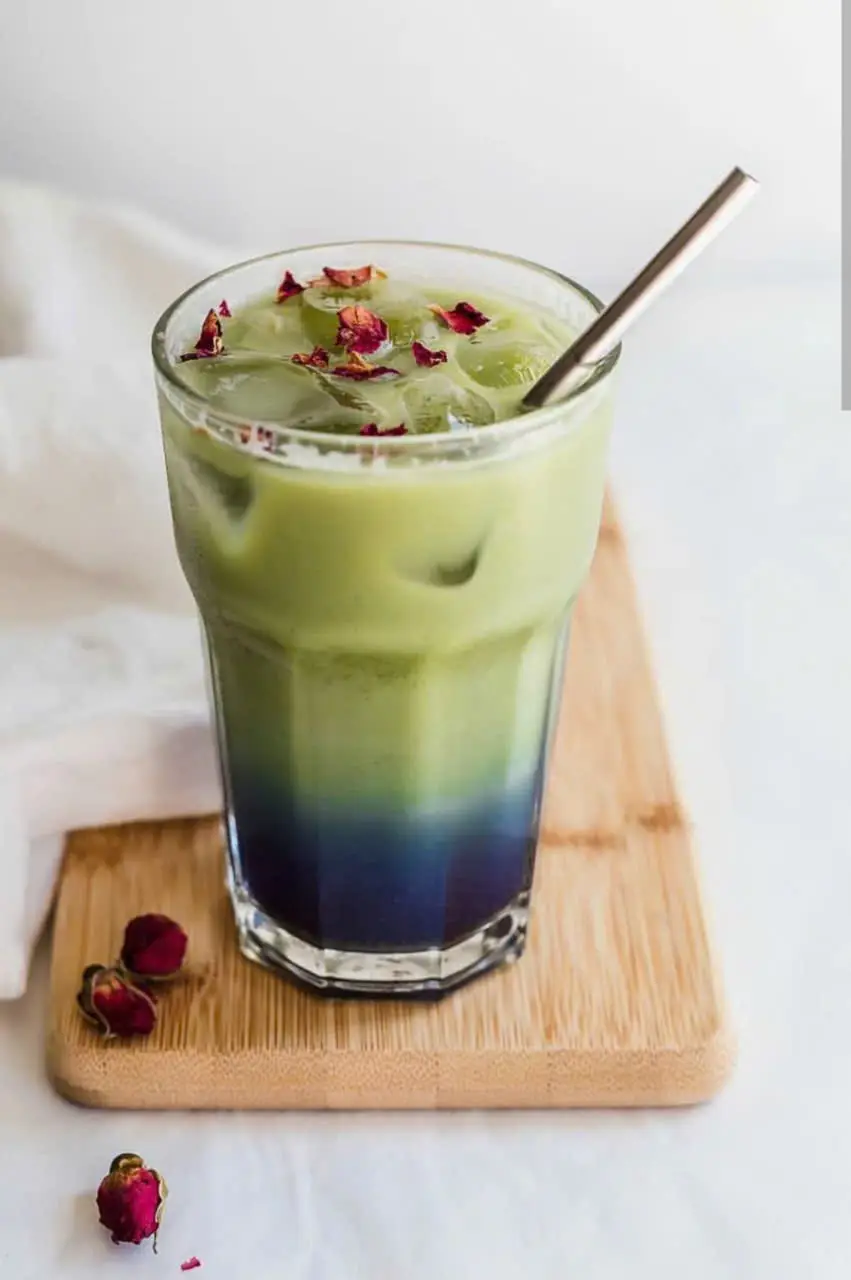 Hình ảnh matcha latte blue