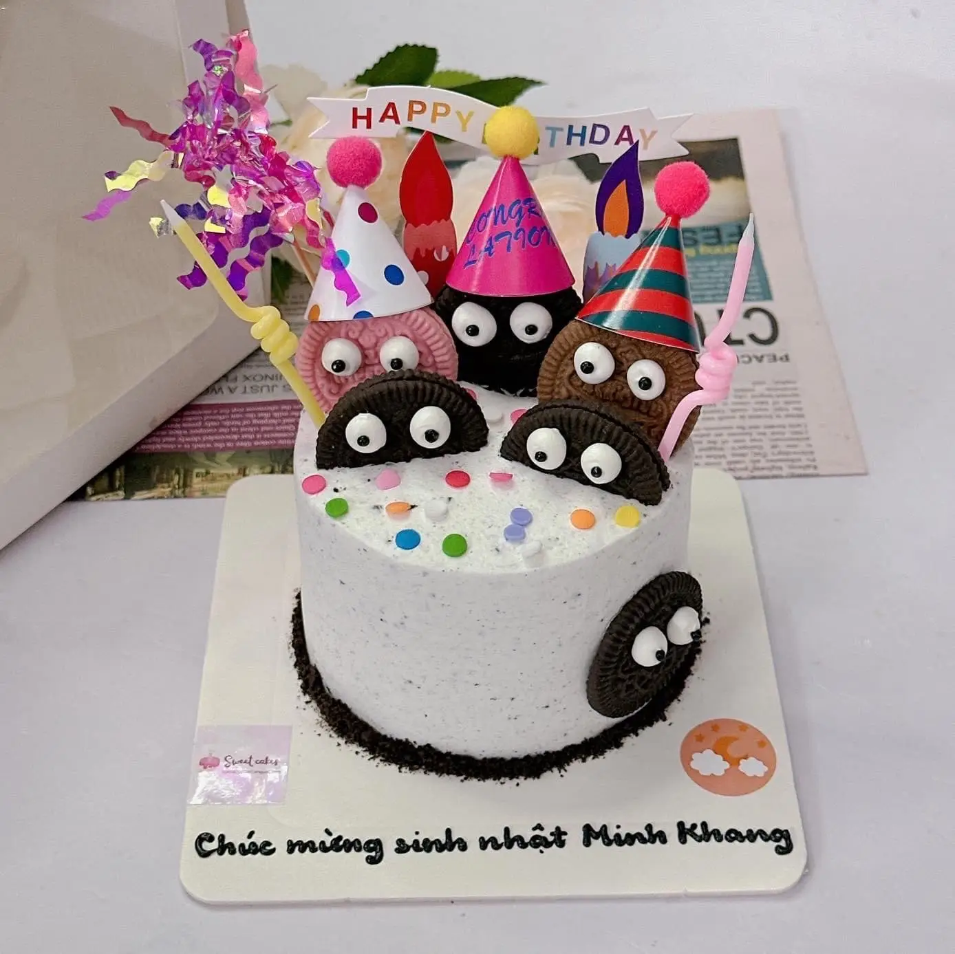 Hình ảnh bánh mặt oreo