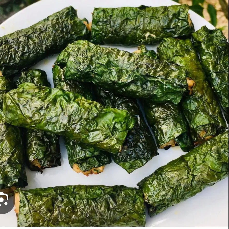 Hình ảnh cơm chả lá lốt thịt heo chiên 