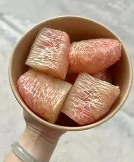 Hình ảnh Bưởi Da Xanh + Muối Chấm
