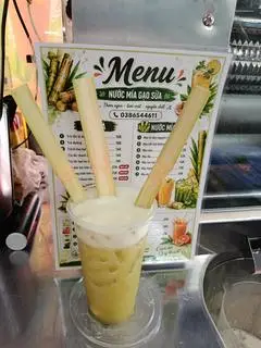 Hình ảnh Mía cốt ly đầy không đá