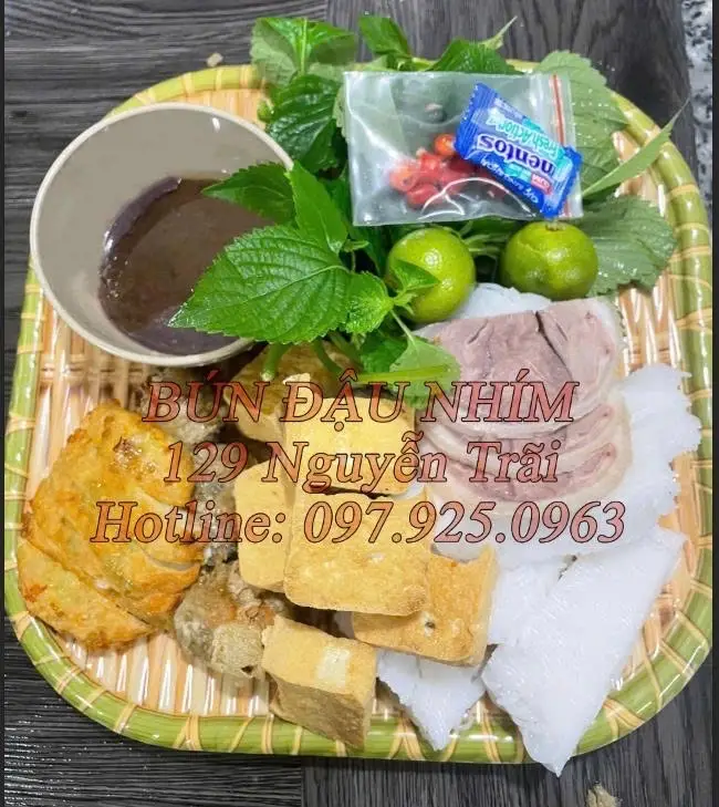 Hình ảnh Bún Đậu Đầy Đủ Không Dồi Sụn