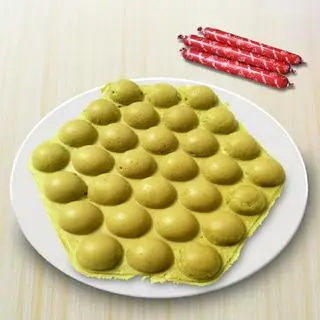 Hình ảnh Bánh Trứng Matcha Full Xúc Xích