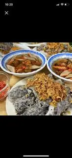 Hình ảnh bánh cuốn chả nướng + quế