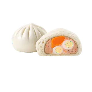 Hình ảnh Nhân thịt + trứng cút + trứng muối