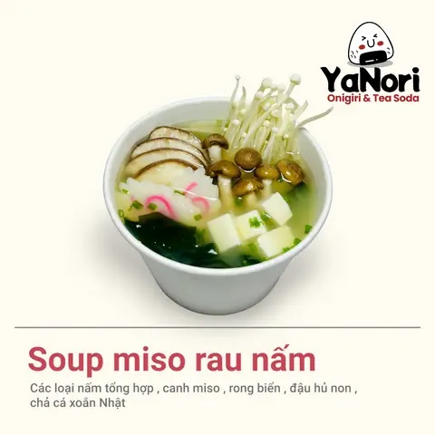 Hình ảnh Soup miso rau nấm 