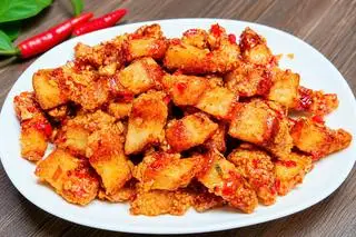 Hình ảnh Tóp mỡ mắm tỏi