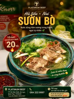 Hình ảnh Hủ tiếu sườn bò