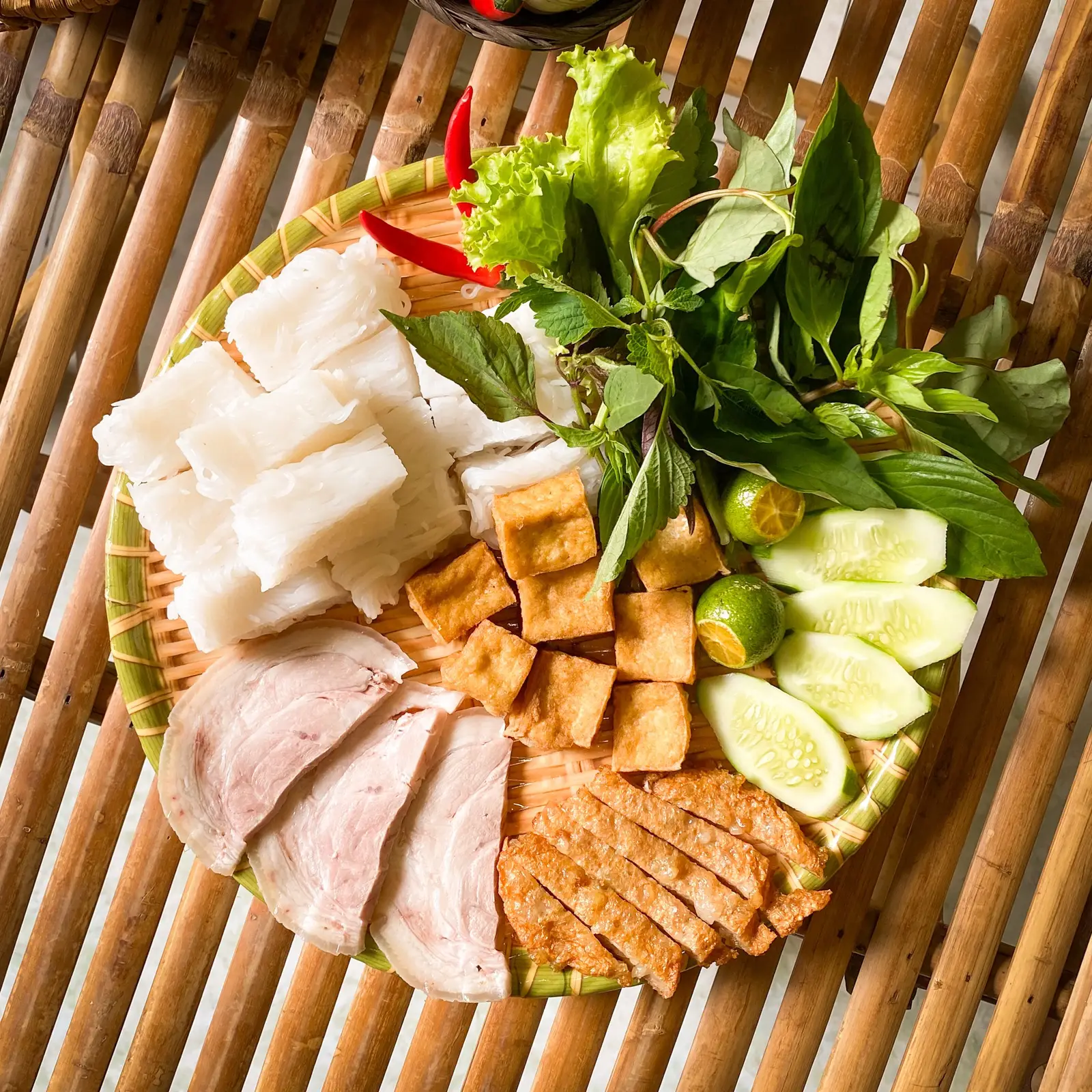 Hình ảnh Voifood 3: Bún Đậu, chả cốm, thịt bắp heo