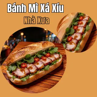 Hình ảnh Bánh mì xá xíu