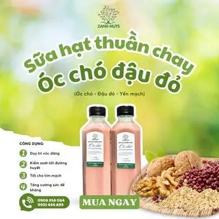 Hình ảnh Sữa Óc chó mix Đậu đỏ - Yến mạch
