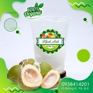 Hình ảnh Nước dừa tươi ly khổng lồ