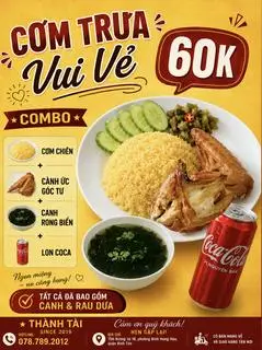 Hình ảnh Combo cánh ức góc tư