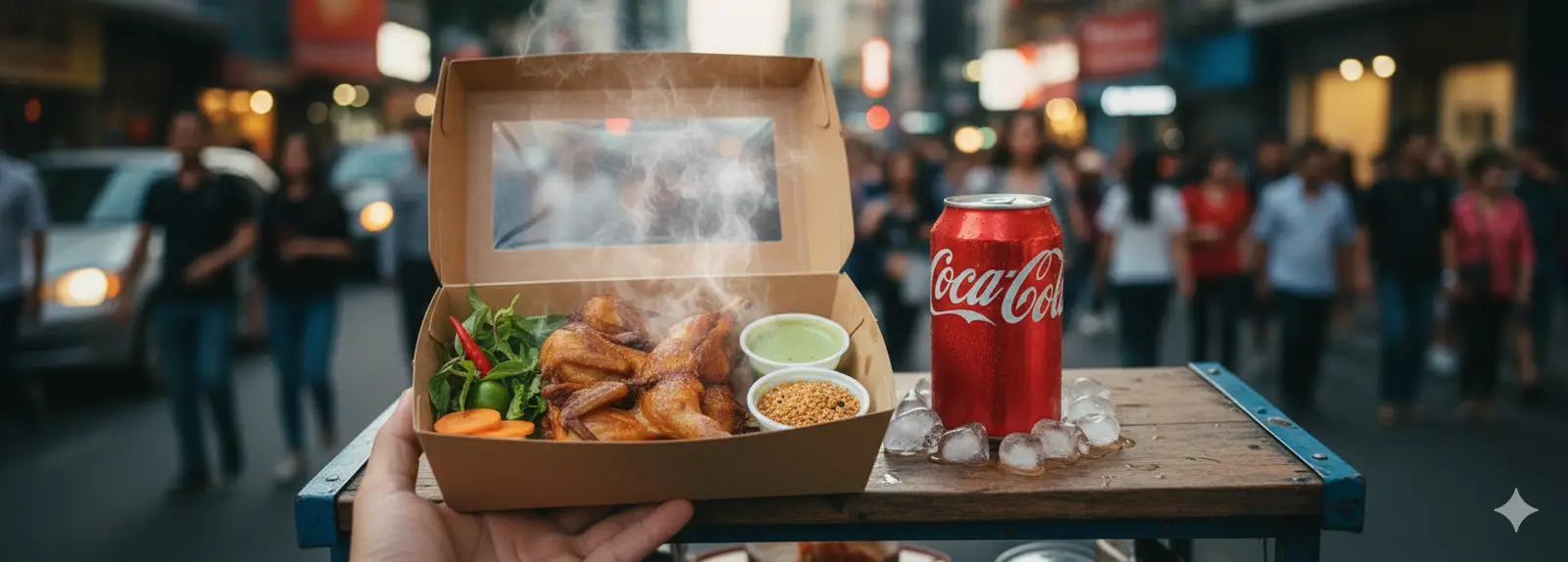 Hình ảnh Combo No Nê 5 Cút Chiên Bơ Giòn Tan + Coca Mát Lạnh