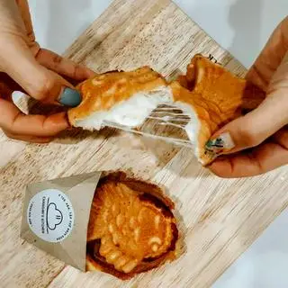 Hình ảnh Bánh cá Taiyaki phô mai kéo