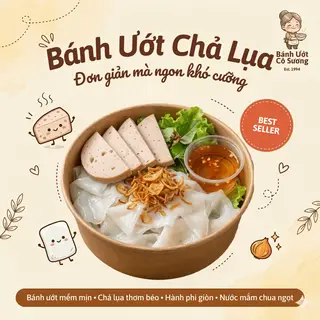 Hình ảnh Bánh ướt chả lụa