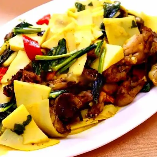 Hình ảnh Ếch xào măng cay