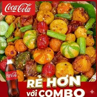 Hình ảnh Combo Cá Viên Chiên Sôt Lớn Tặng Coca-cola 