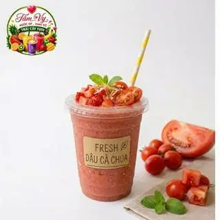 Hình ảnh Sinh Tố Dâu + Cà Chua