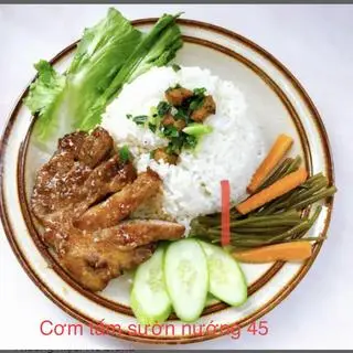 Hình ảnh cơm tấm sườn nướng 