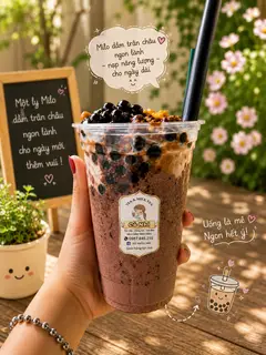 Hình ảnh Milo dầm trân châu