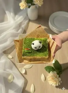 Hình ảnh Tiramisu douyin vị matcha