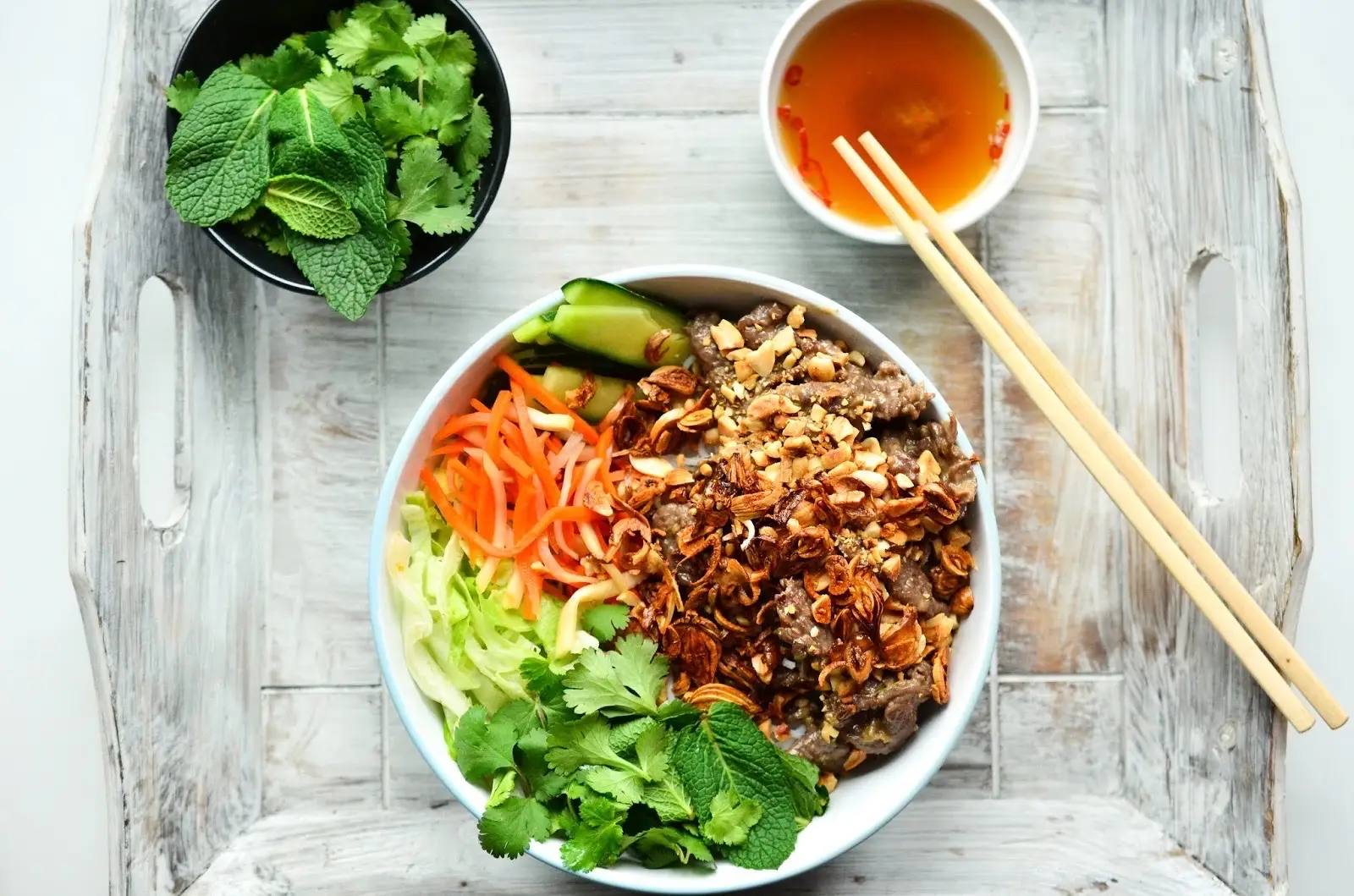 Hình ảnh [Best Seller] Bún Bò Trộn/Vermicelli Salad with Beef