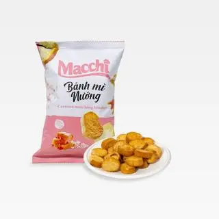Hình ảnh Bánh mì nướng caramen muối hồng Himalaya 45g