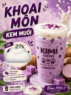 Hình ảnh khoai môn kem muối