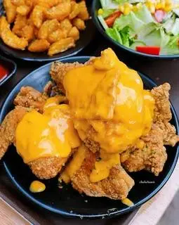 Hình ảnh Nui trộn Da Gà sốt phô mai (New)