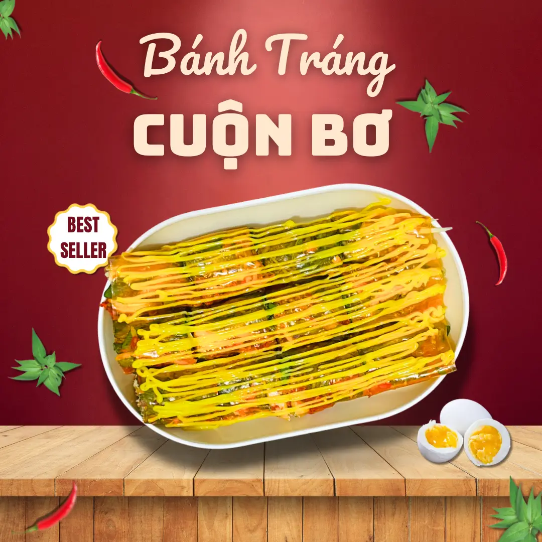 Hình ảnh Bánh Tráng Cuộn Bơ 