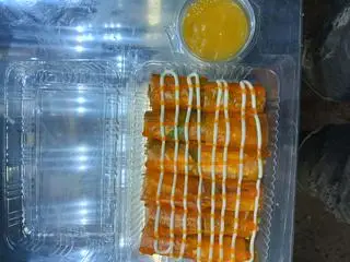 Hình ảnh bánh tráng cuốn (sốt muối béo)