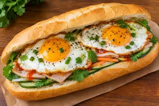 Hình ảnh Bánh Mì Chứng Ốp La