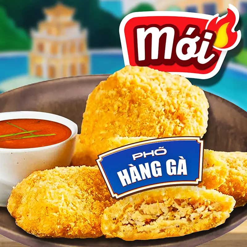 Hình ảnh Bánh gà Lớn | sốt Nồng nàn nắng hạ