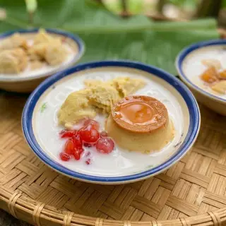 Hình ảnh chè caramel sầu riêng