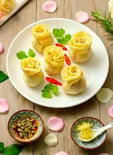 Hình ảnh Hoành Thánh Cẩm Tú Cầu Nhật Bản (5 Cái)