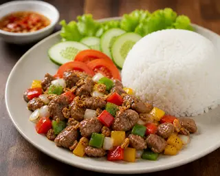 Hình ảnh Cơm Bò Cháy Tỏi 
