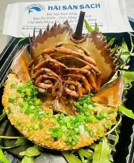 Hình ảnh sam nướng mỡ hành con lớn