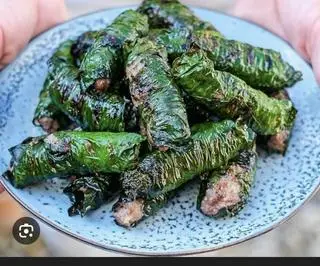 Hình ảnh Bò cuộn lá lốt
