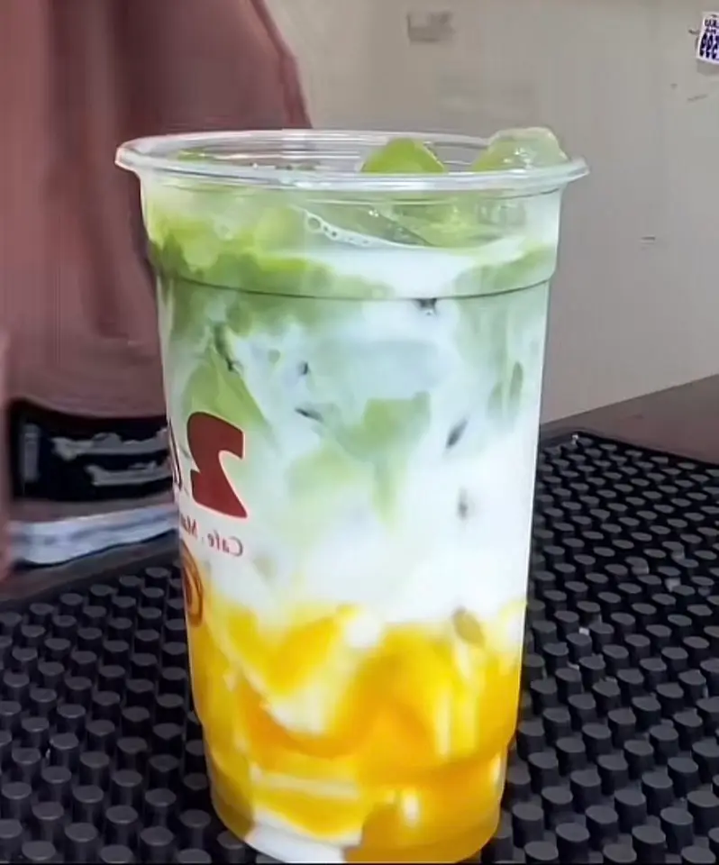 Hình ảnh Matcha latte chuối