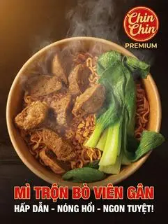 Hình ảnh [1,5 vắt] Mì trộn sa tế bò viên gân ngừoi Hoa