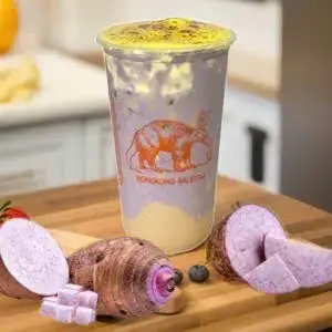 Hình ảnh Sữa Tươi Khoai Môn Nghiền Kem Trứng Nướng