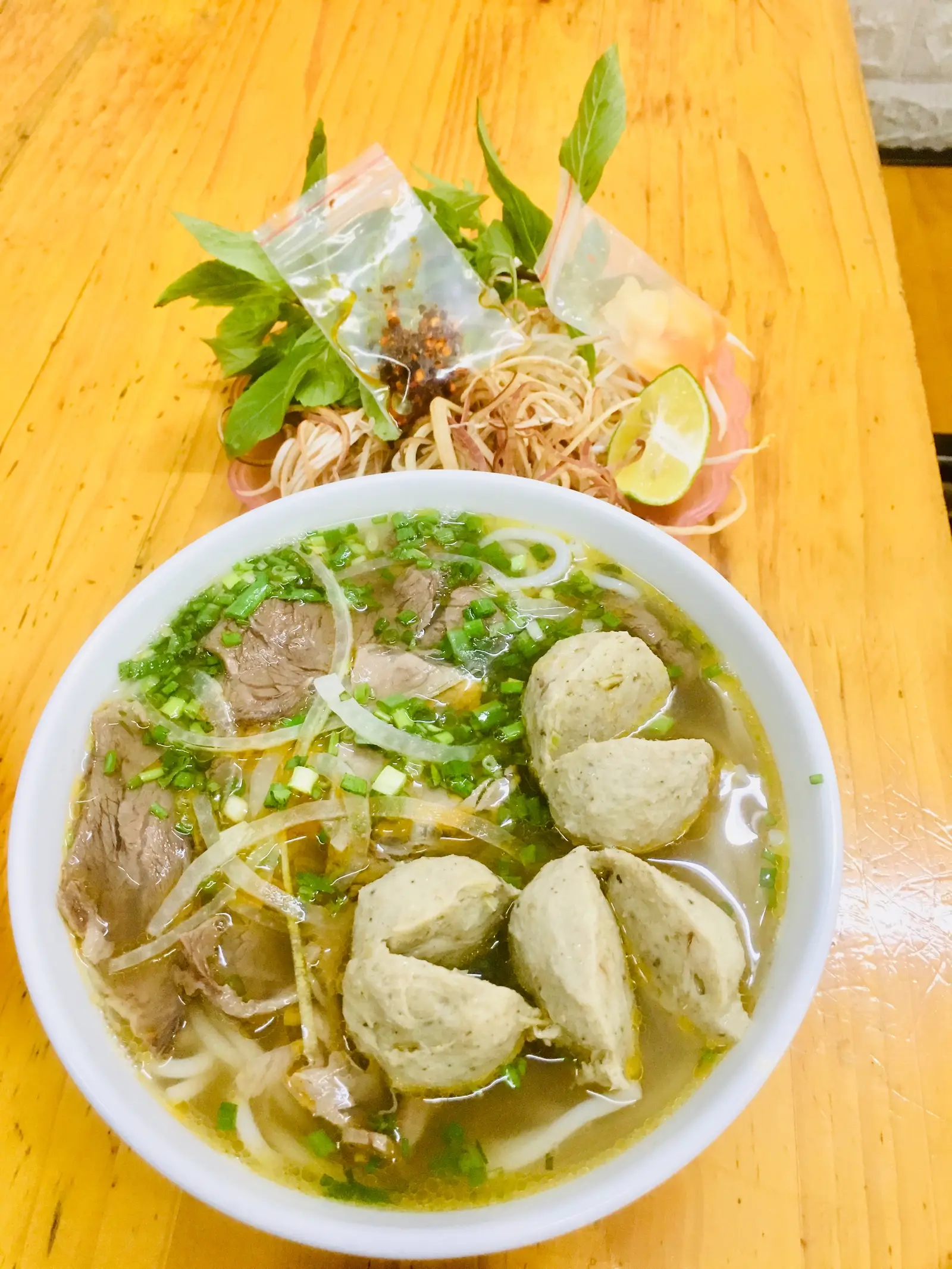 Hình ảnh bún mọc bò 