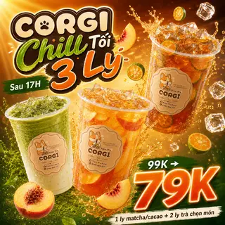 Hình ảnh CORGI CHILL - 3 LY TỰ CHỌN