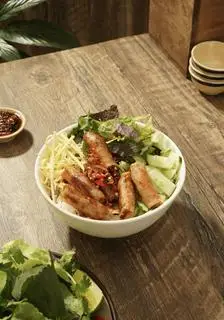 Hình ảnh Bún mắm kẹo Chả Ram Tôm Đất