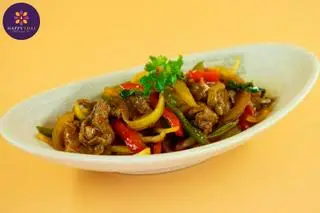 Hình ảnh Bắp bò xào sa tế